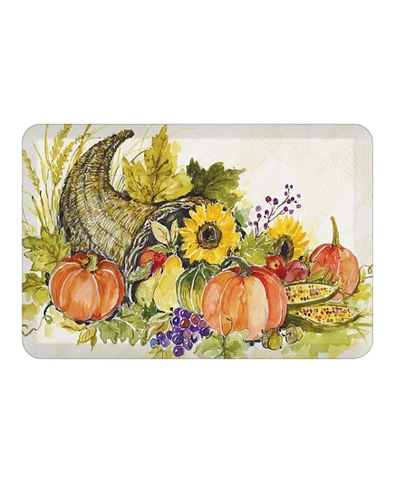 Кухонный коврик Laural Home Cornucopia Harvest, коричневый