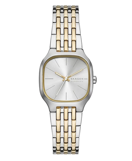 Женские часы Skagen Mellem Lille кварцевые, 28 мм двухцветные