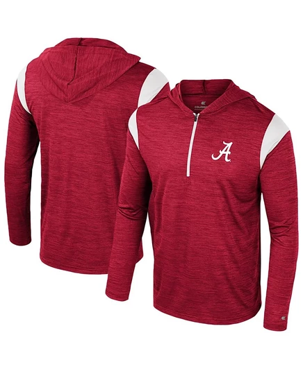 Мужская ветровка Colosseum Dozer Half-Zip Alabama, красная