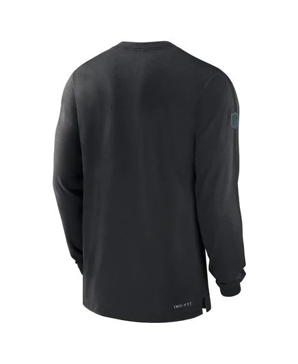 Мужская футболка с длинным рукавом Nike Philadelphia Eagles, черная
