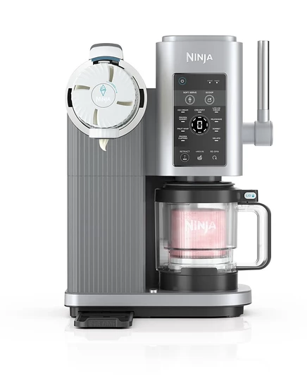 Мороженица Ninja Swirl CREAMi NC701: мягкое и порционное мороженое, серебристая
