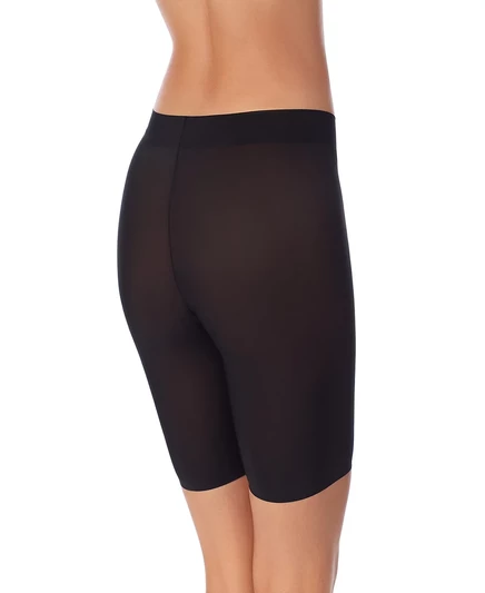 На тонких женских облегающих шортах Heavenly Stretch black