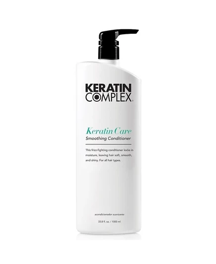 Разглаживающий кондиционер с кератиновым комплексом Keratin Care, 33,8 унции. белый