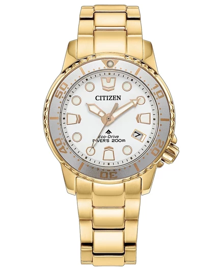 Унисекс-часы Citizen Promaster Sea Dive, светло-золотые