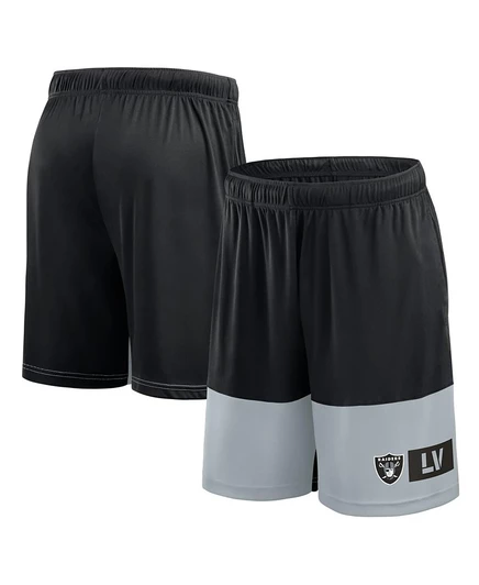 Мужские шорты logo athletic las vegas raiders, черные