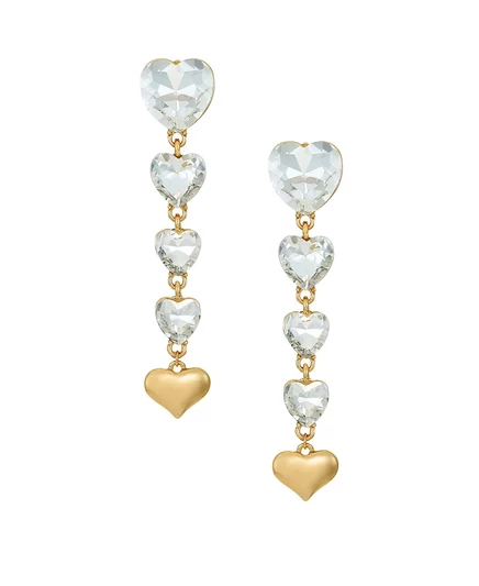 Женские серьги ettika love drop позолоченные 18k, золотистые