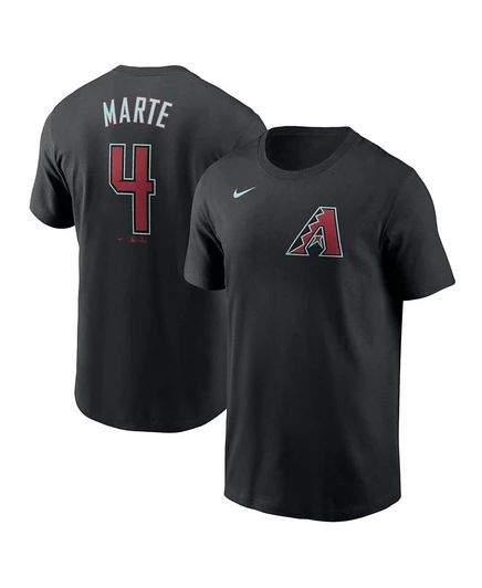 Мужская футболка Nike Ketel Marte с именем и номером, черная