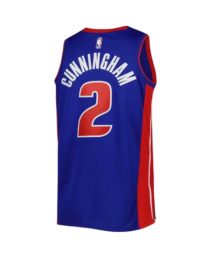 Унисекс майка Nike Cade Cunningham Pistons, синяя