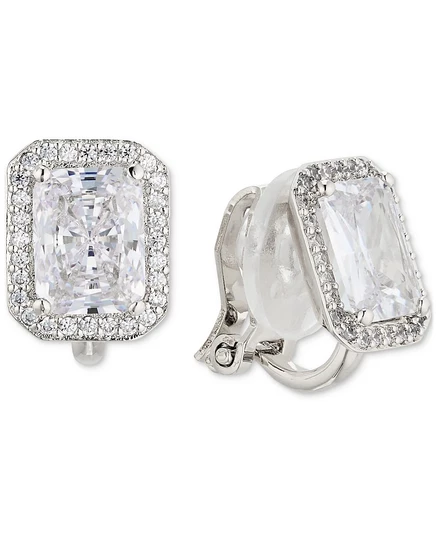 Серьги eliot danori crystal halo клипсы, серые