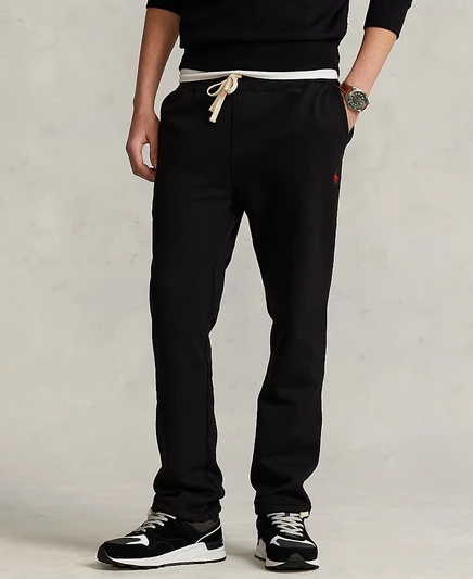 Мужские флисовые штаны Polo Ralph Lauren Signature Fleece, черные