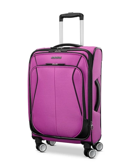 Чемодан American Tourister 4 Kix 3.0 ручная кладь, фиолетовый