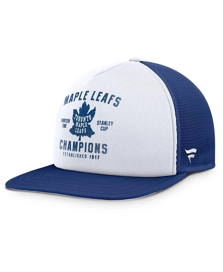 Мужская кепка Fanatics Toronto Maple Leafs, бело-синяя