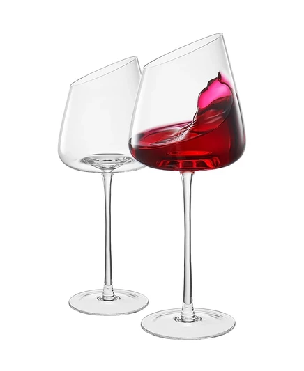 Бокалы для вина The Wine Savant Khen на наклонной ножке, набор из 2 белых бокалов