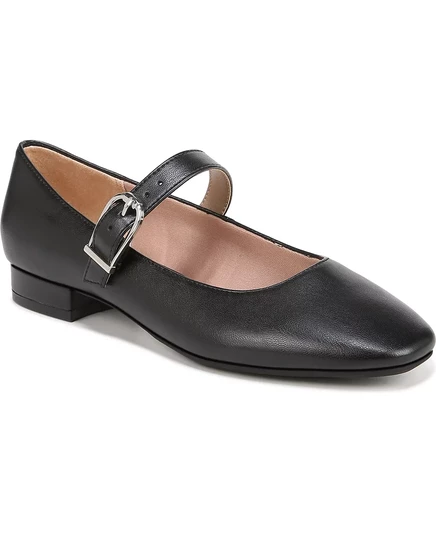 Женские балетки Cameo Mary Jane от LifeStride на плоской подошве black faux leather