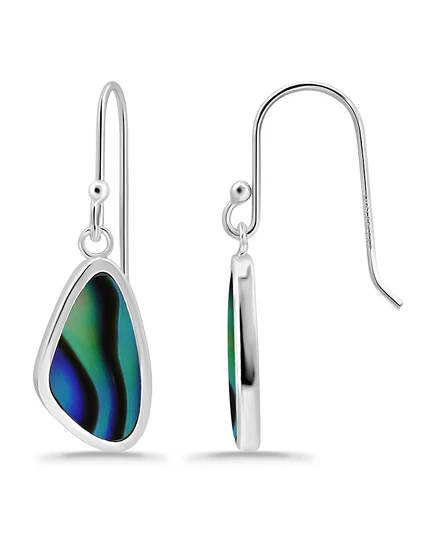 Серьги-подвески Macy's с абалоном, серые