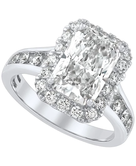 Кольцо Grown With Love лаб. бриллиант 4 карат, 14K золото