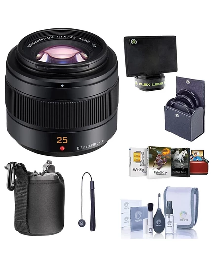 Объектив Panasonic Leica DG Summilux 25 мм f/1.4 II, черный