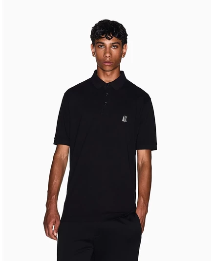 Мужская поло AX Armani Exchange Icon Logo, черная