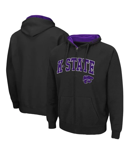 Мужское худи Colosseum Arch Logo 3.0 Kansas State, черное