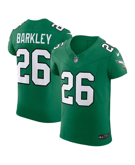 Мужская джерси Nike Saquon Barkley Elite, зеленая