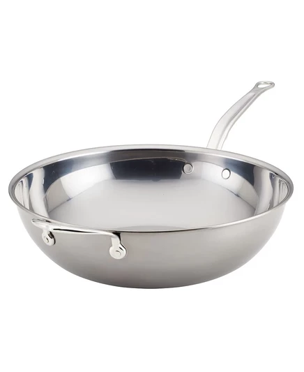 Сковорода Hestan NanoBond 14″ с ручкой, стальная