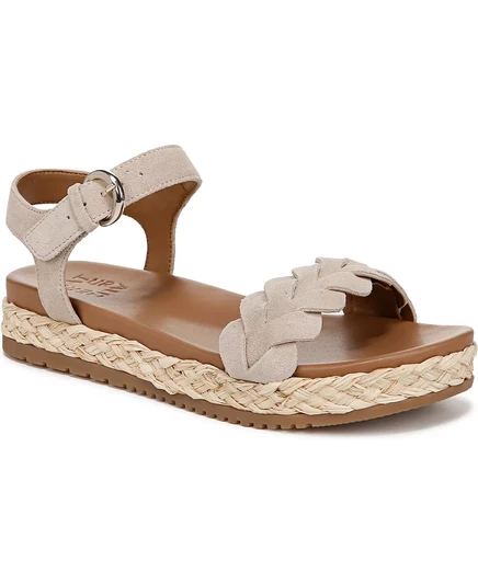  Женские босоножки Neila на плоской подошве с открытым круглым носком deep porcelain suede
