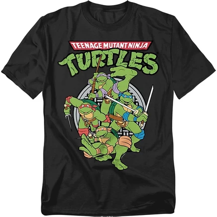 Мужская футболка Teenage Mutant Ninja Turtles от TMNT Group черного цвета