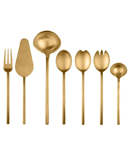 Сервировочный набор Due Ice Oro, золото, 7 предметов