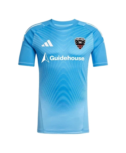 Мужская вратарская футболка Adidas D.C. United 2025, синяя