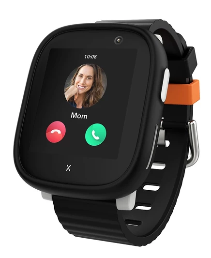 Смарт-часы Xplora - Kids X6Play (GPS + сотовая связь), 42 мм, Для звонков, сообщений, SOS, GPS-трекер, Камера, Счетчик шагов, SIM-карта, черный