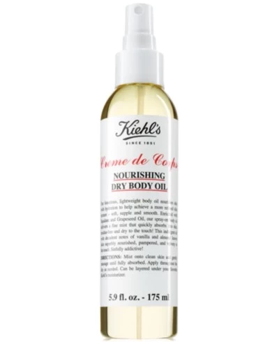 Питательное сухое масло для тела Kiehl's Since 1851 Creme de Corps, 5,9 унции. белый