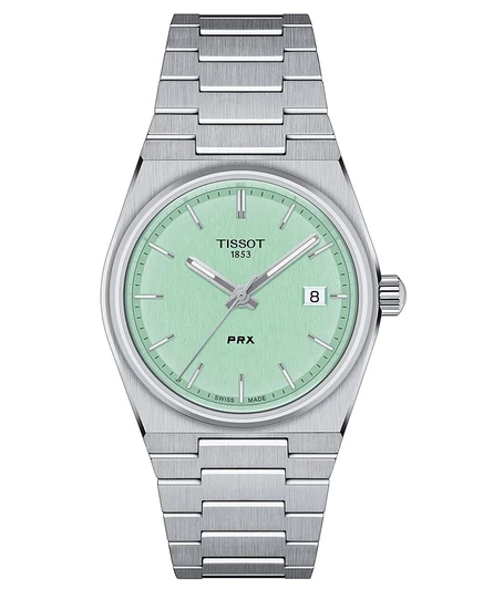 Часы Tissot PRX 35 мм на стальном браслете, серебристые