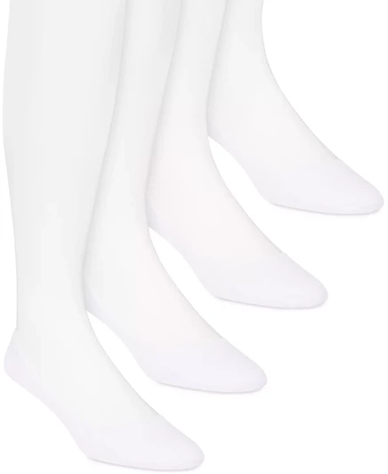 Мужские носки-невидимки Calvin Klein, 4 пары, белые