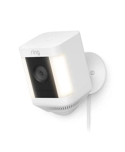 Камера видеонаблюдения Ring Spotlight Cam Plus проводная, белая