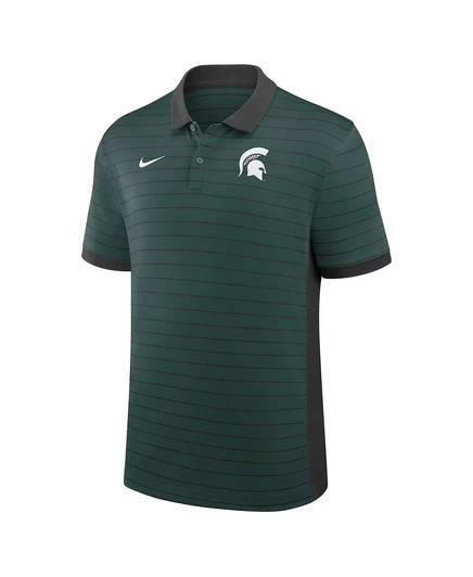 Мужская поло Nike Michigan State Spartans 2025 Dri-FIT, зеленая