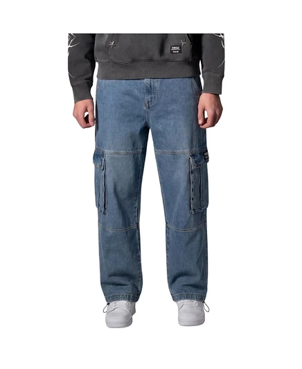 Мужские джинсы-карго WeSC Baggy, синие