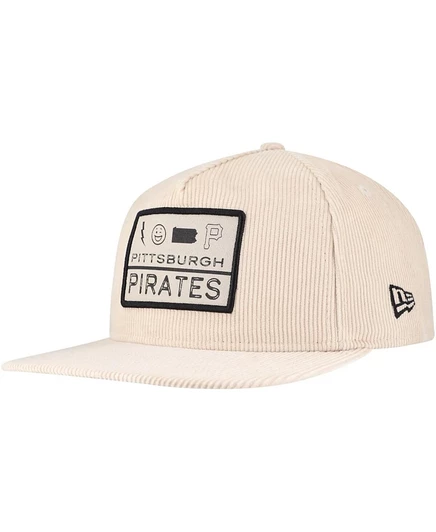 Мужская кепка New Era Golfer Pittsburgh Pirates, песочная