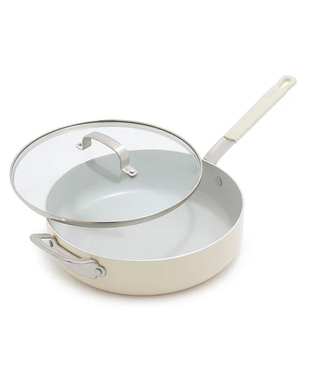 Сотейник GreenPan x Bobby Flay 4,5 л, керамический, кремовый
