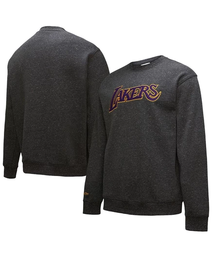 Мужская толстовка Mitchell & Ness Los Angeles Lakers, чёрная