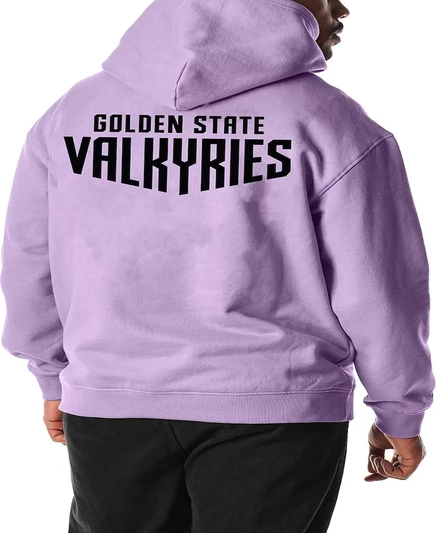 Мужская и женская толстовка-пуловер из плотного флиса Violet Golden State Valkyries от The Wild Collective  violet