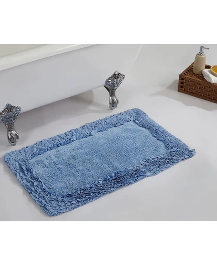 Коврик для ванной Better Trends Ruffle 53×86 см, синий