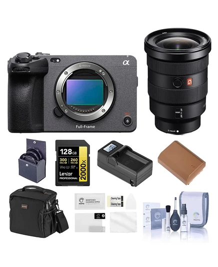 Камера Sony FX3 с объективом 16–35 мм f/2.8 GM, черная