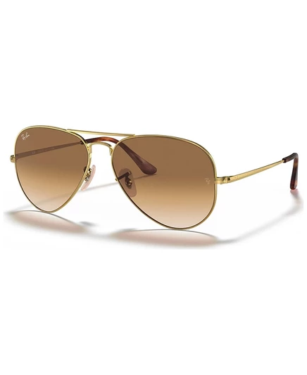 Унисекс солнцезащитные очки Ray-Ban Aviator Metal II RB3689, золотистые