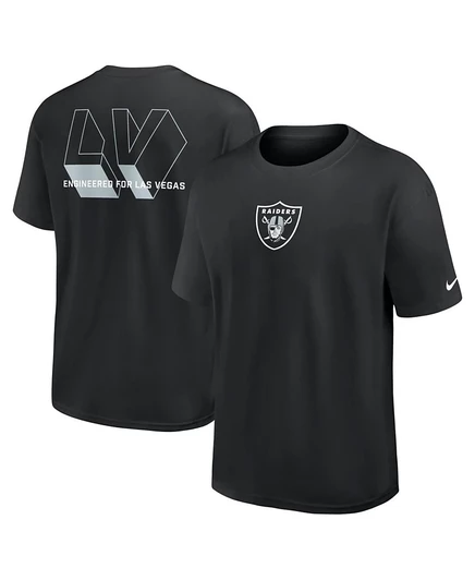 Мужская футболка Nike Max90 Raiders Dominate, черная