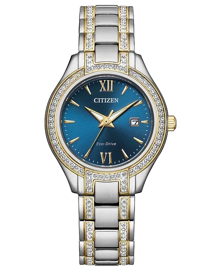 Женские часы Citizen Silhouette 30 мм Eco-Drive, двухцветные