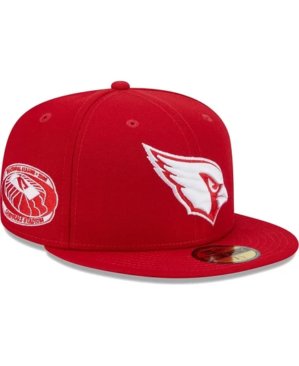 Мужская кепка New Era 59FIFTY с патчем Arizona Cardinals 2006, красная