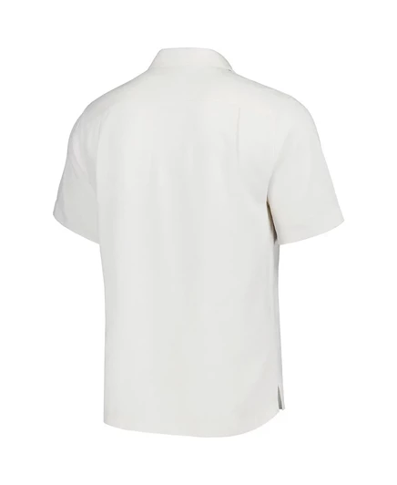 Мужская рубашка Tommy Bahama White Chicago Cubs Sport Tropic Isles Camp на пуговицах white