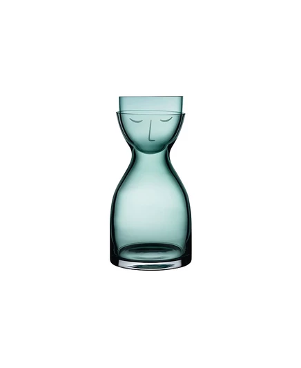 Графин Nude Glass Mr. & Mrs. Night, короткий, зеленый