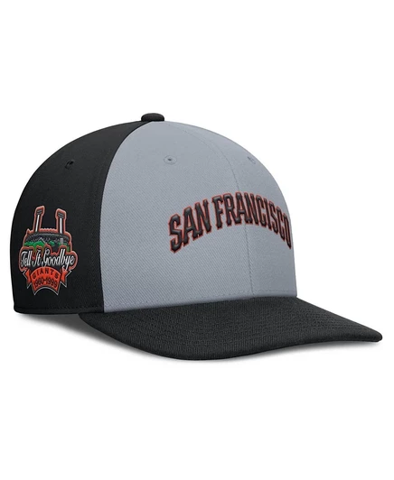 Мужская кепка Nike San Francisco Giants Pro Performance снэпбэк, серая/чёрная