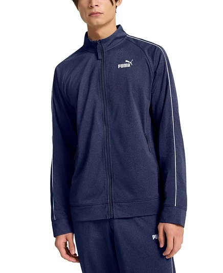 Мужская трикотажная куртка Puma Piped, синяя